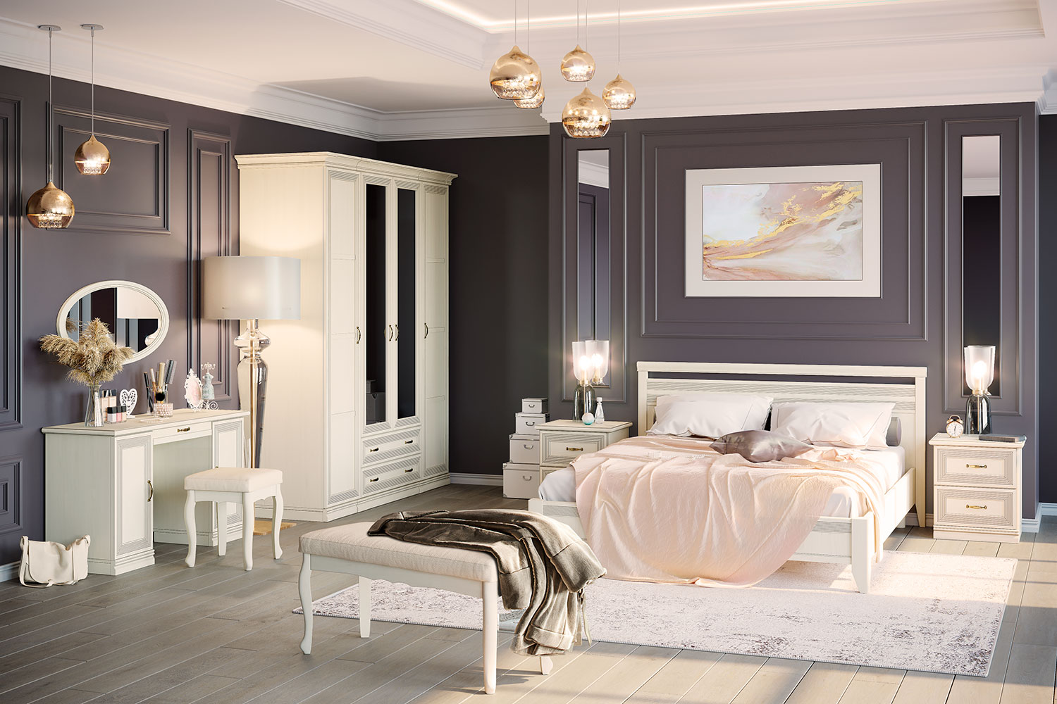 Двуспальные кровати - изображение №4 "Кровать Адажио 140 х 200"  на www.Angstrem-mebel.ru