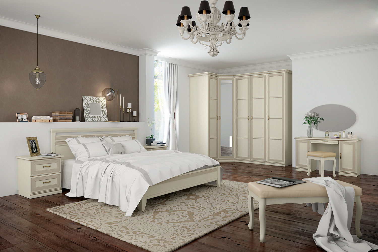 Двуспальные кровати - изображение №3 "Кровать Адажио 140 х 200"  на www.Angstrem-mebel.ru