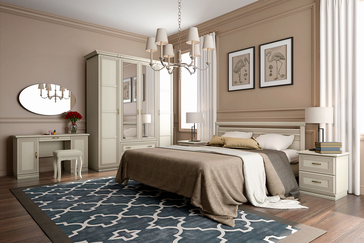 Двуспальные кровати - изображение №5 "Кровать Адажио 140 х 200"  на www.Angstrem-mebel.ru