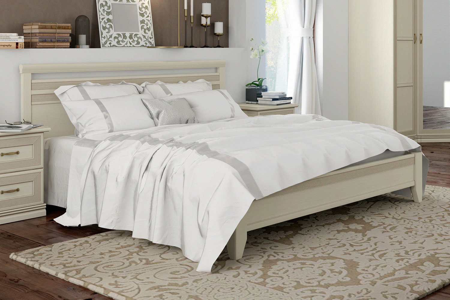 Двуспальные кровати - изображение №6 "Кровать Адажио 140 х 200"  на www.Angstrem-mebel.ru