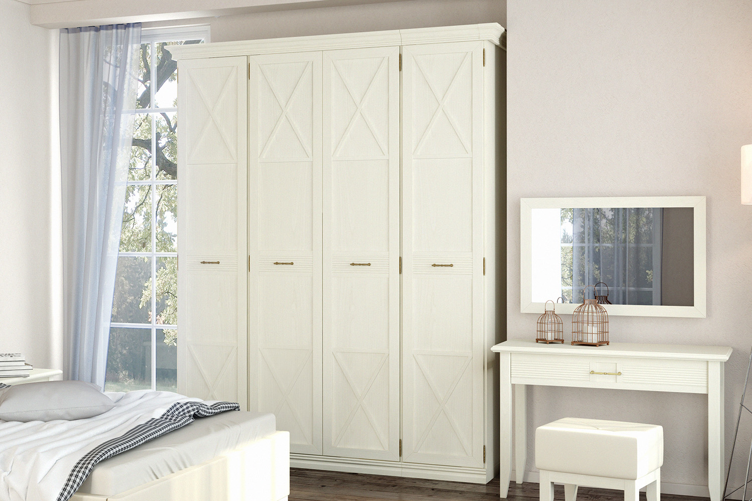 Шкафы платяные - изображение №4 "Шкаф Кантри"  на www.Angstrem-mebel.ru